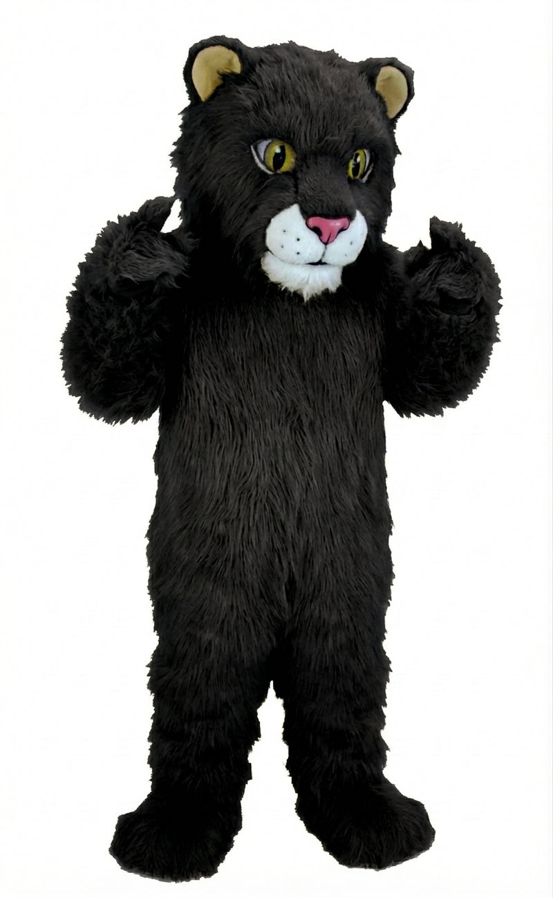Lion Cub Mascot (Thermolite) - Long fur / Black mascot costume