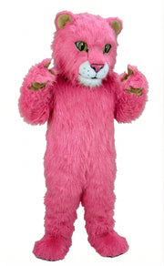 Lion Cub Mascot (Thermolite) - Long fur / Bright Pink mascot costume