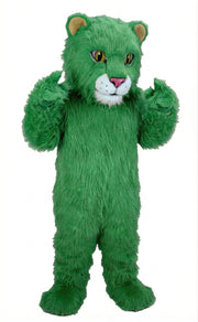 Lion Cub Mascot (Thermolite) - Long fur / Green mascot costume