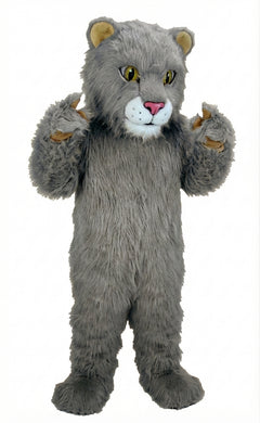 Lion Cub Mascot (Thermolite) - Long fur / Grey mascot costume