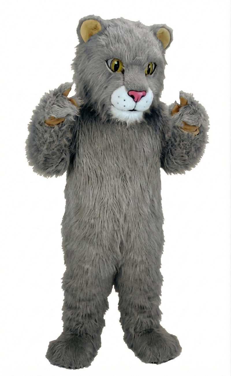 Lion Cub Mascot (Thermolite) - Long fur / Grey mascot costume