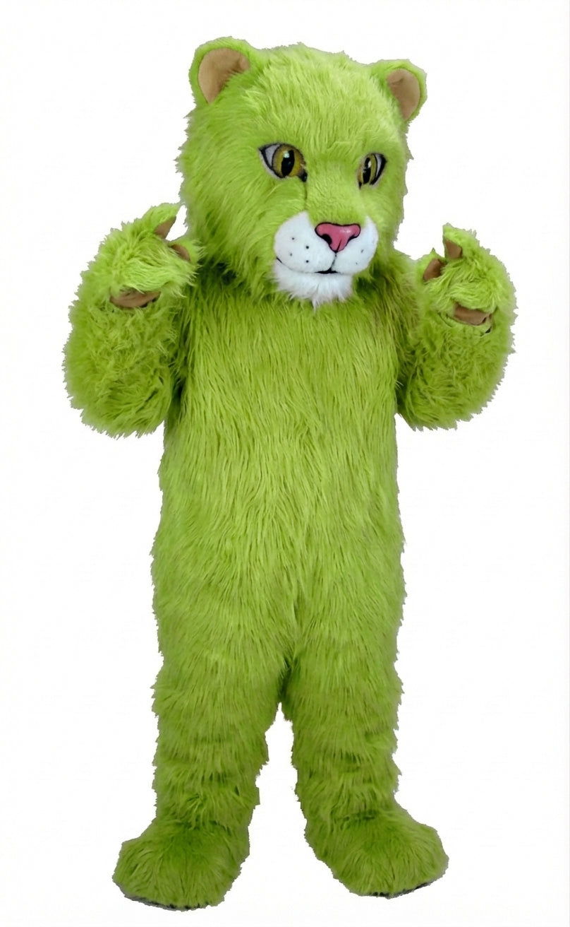 Lion Cub Mascot (Thermolite) - Long fur / Lime mascot costume