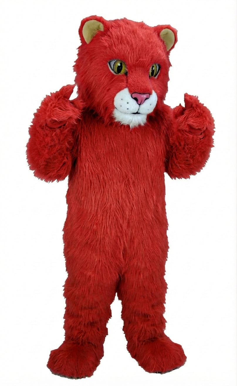 Lion Cub Mascot (Thermolite) - Long fur / Red mascot costume