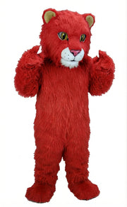 Lion Cub Mascot (Thermolite) - Long fur / Red mascot costume