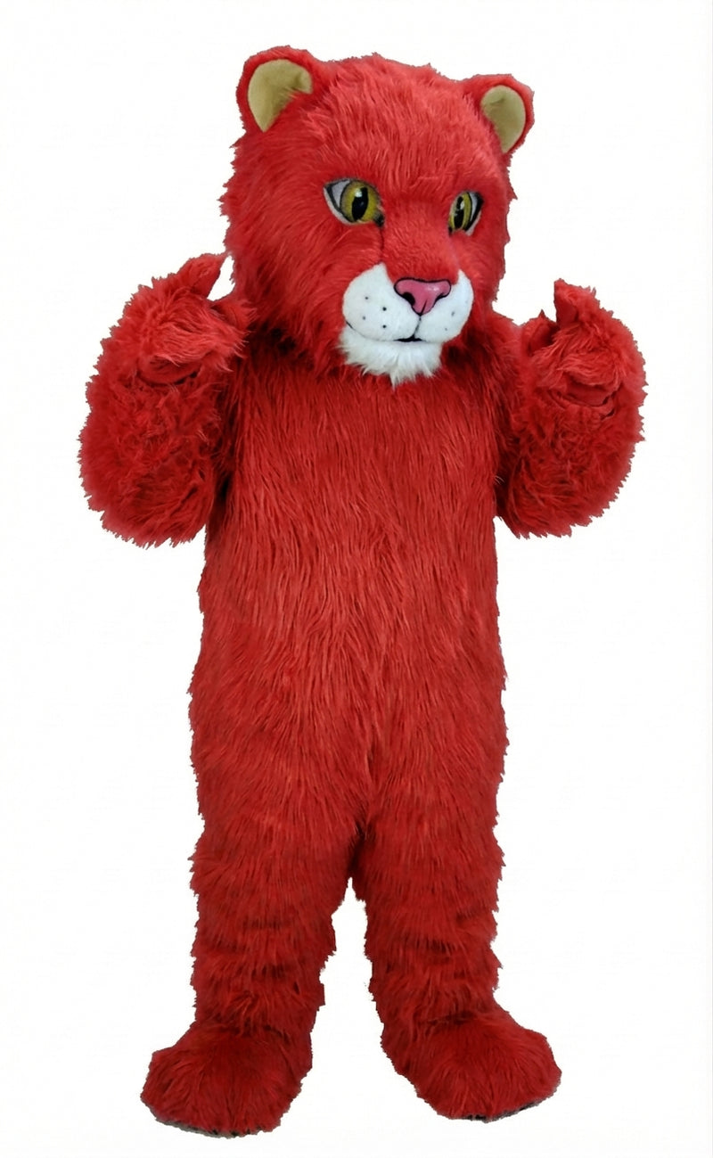 Lion Cub Mascot (Thermolite) - Long fur / Red mascot costume