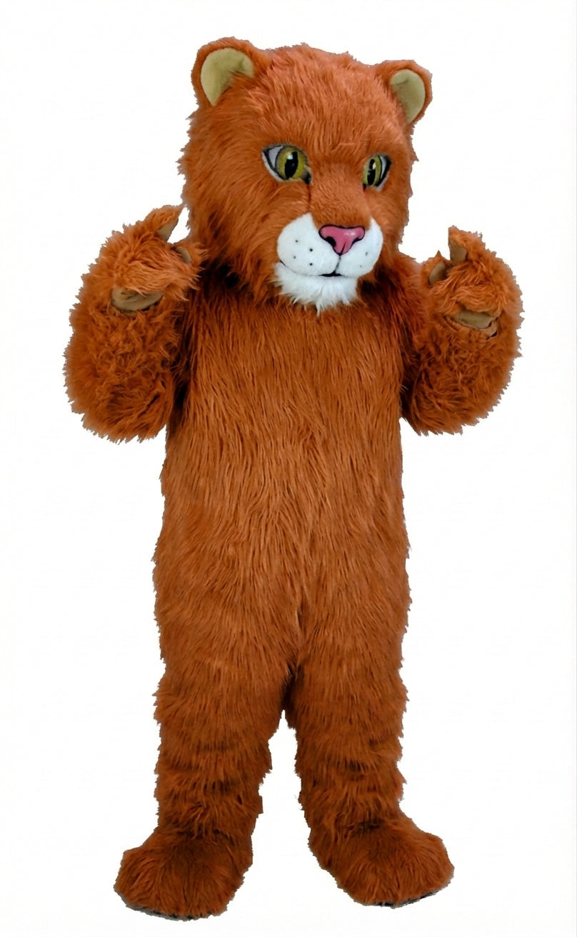 Lion Cub Mascot (Thermolite) - Long fur / Rust mascot costume