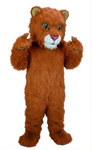 Lion Cub Mascot (Thermolite) - Long fur / Rust mascot costume