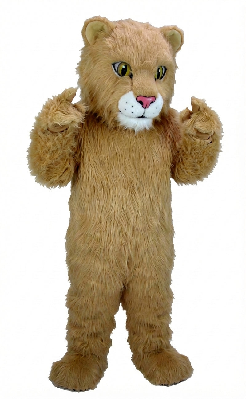 Lion Cub Mascot (Thermolite) - Long fur / Tan mascot costume