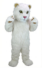 Lion Cub Mascot (Thermolite) - Long fur / White mascot costume