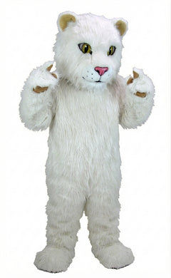 Lion Cub Mascot (Thermolite) - Long fur / White mascot costume