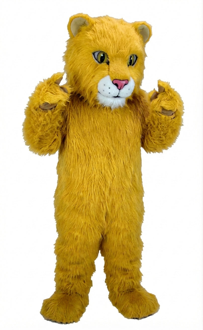 Lion Cub Mascot (Thermolite) - Long fur / Yellow mascot costume