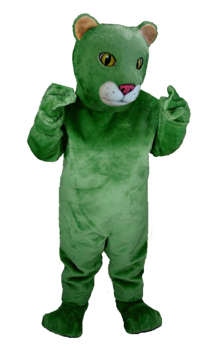 Lion Cub Mascot (Thermolite) - Short fur / Green mascot costume