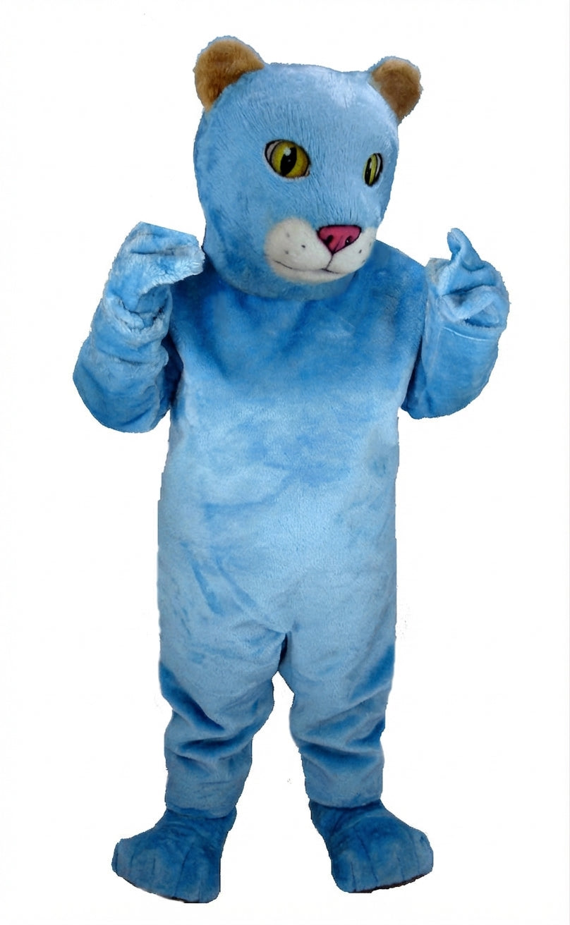 Lion Cub Mascot (Thermolite) - Short fur / Light blue mascot costume