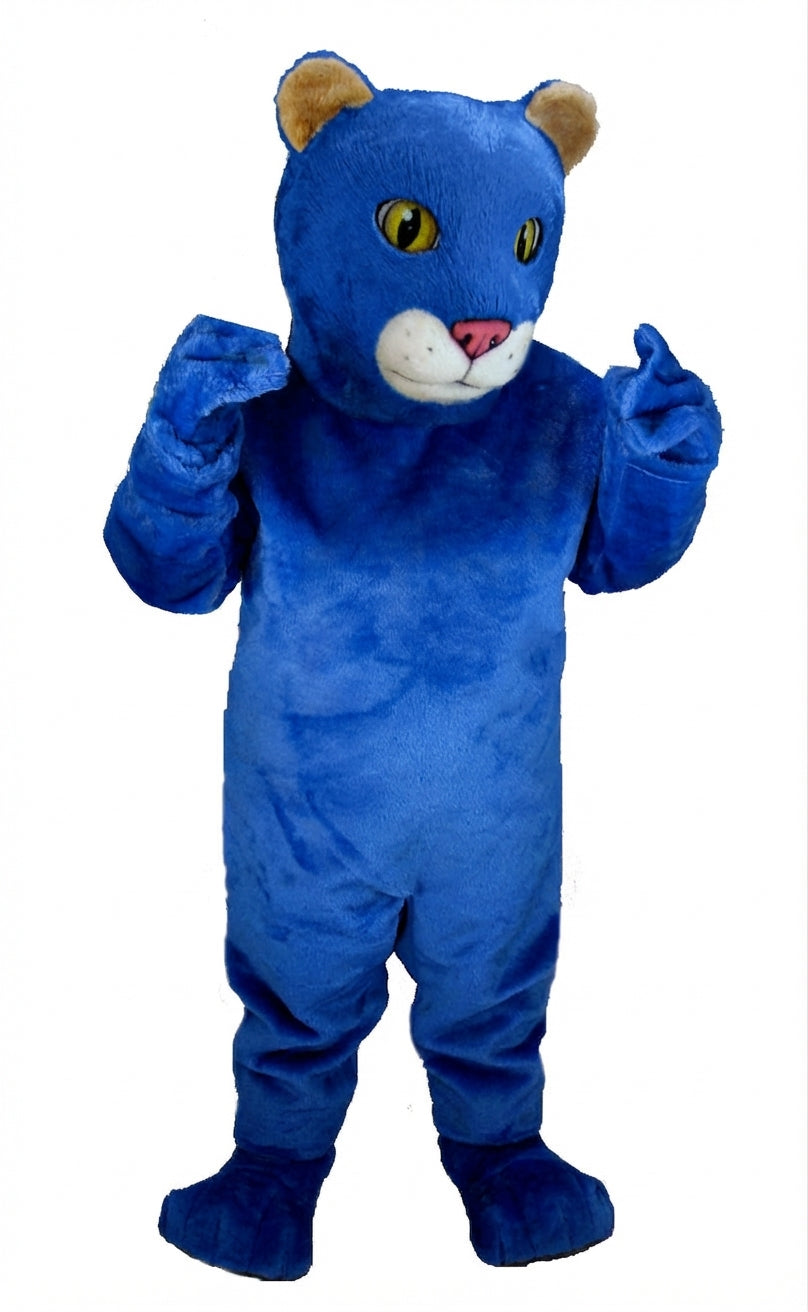 Lion Cub Mascot (Thermolite) - Short fur / Royal blue mascot costume
