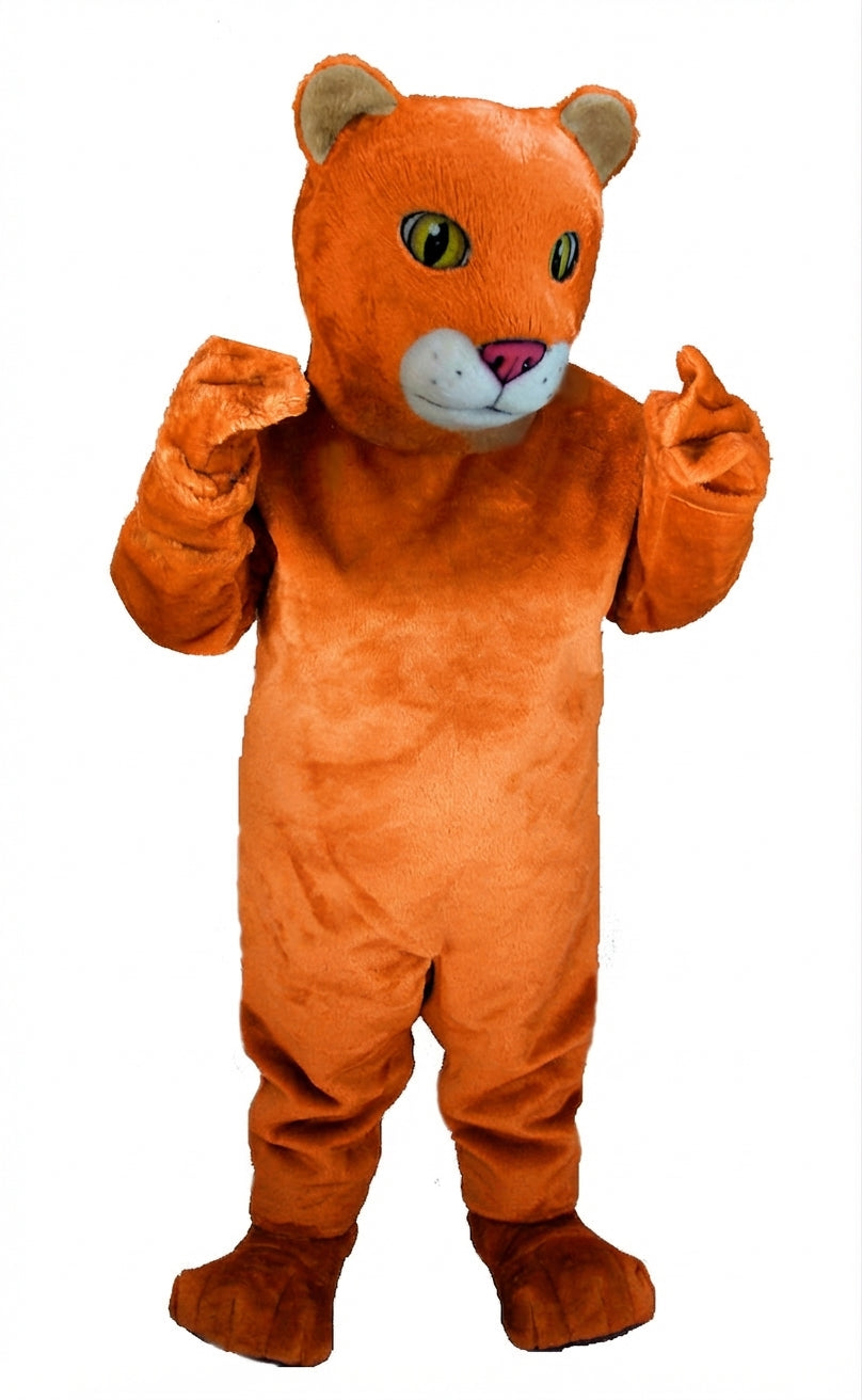 Lion Cub Mascot (Thermolite) - Short fur / Tiger Orange mascot costume