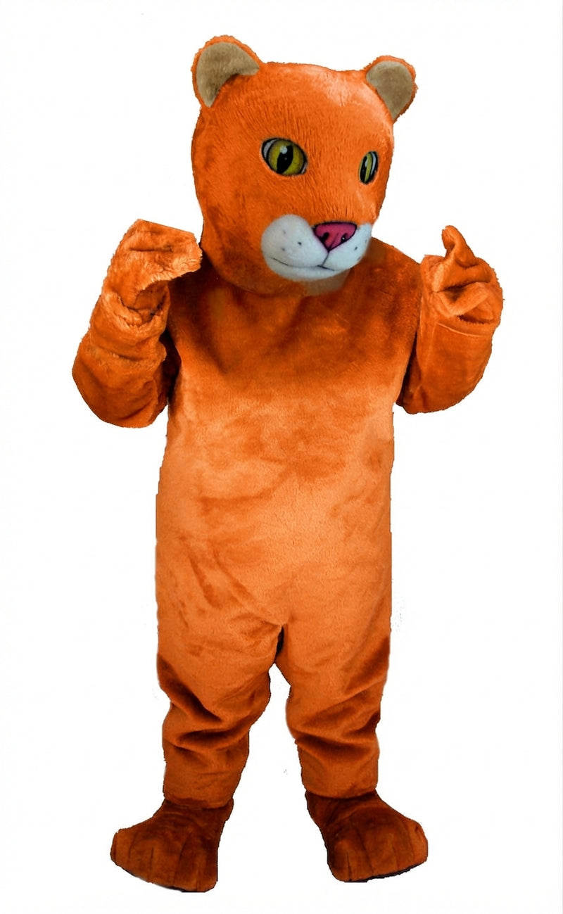 Lion Cub Mascot (Thermolite) - Short fur / Tiger Orange mascot costume