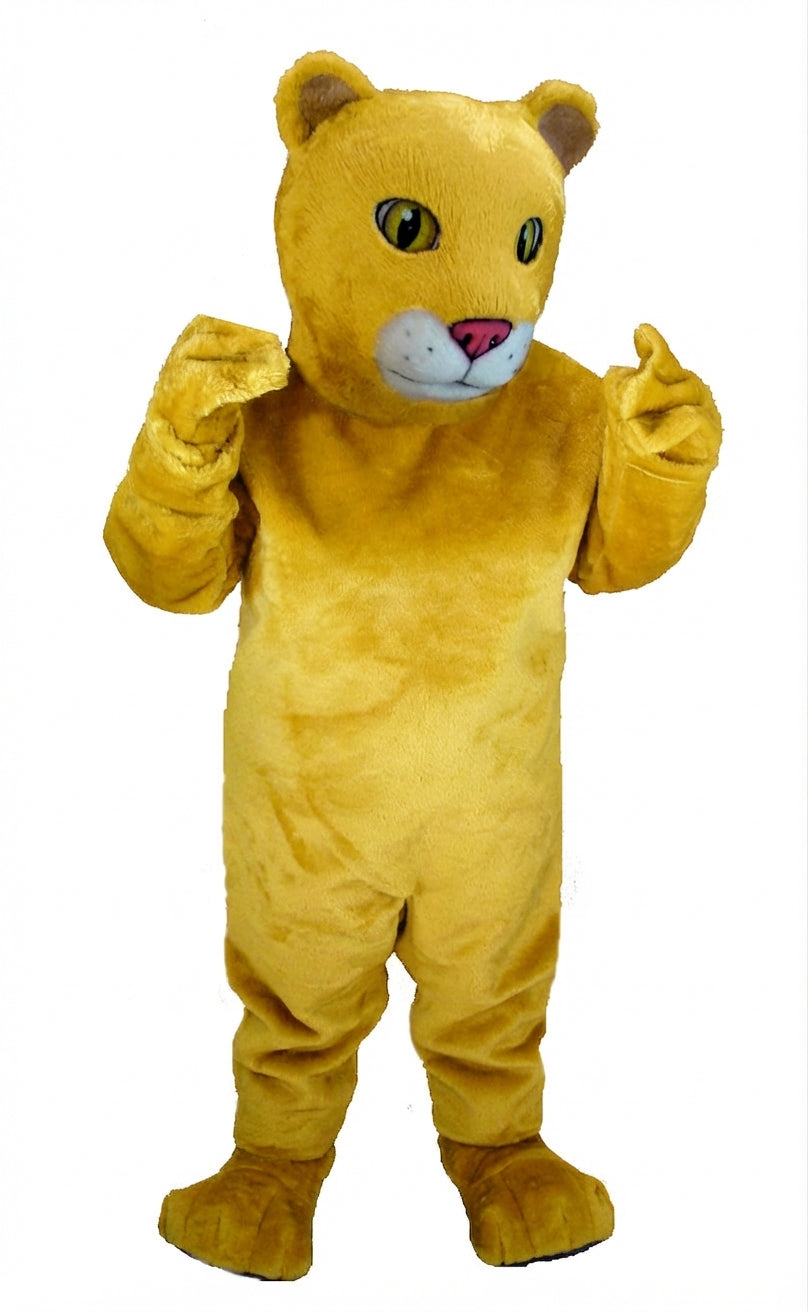 Lion Cub Mascot (Thermolite) - Short fur / Yellow mascot costume