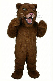 Lioness Mascot - Long fur / Dark Brown mascot costume