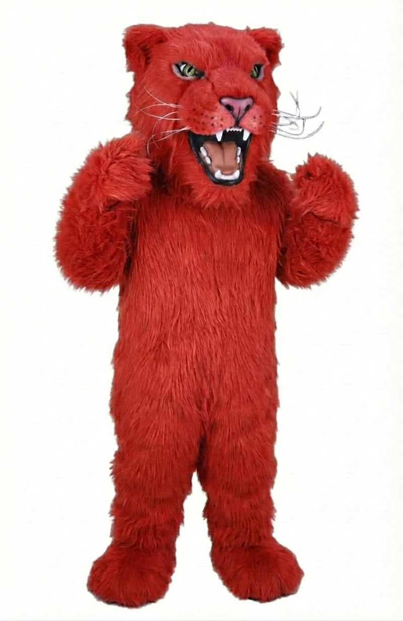 Lioness Mascot - Long fur / Red mascot costume