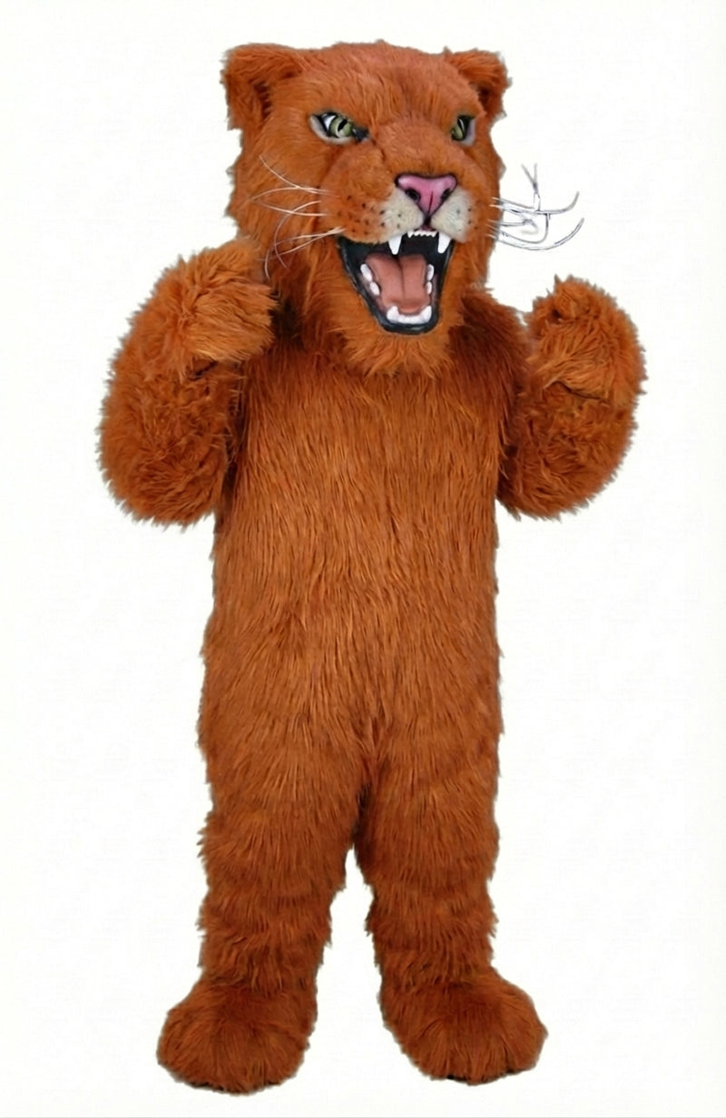 Lioness Mascot - Long fur / Rust mascot costume