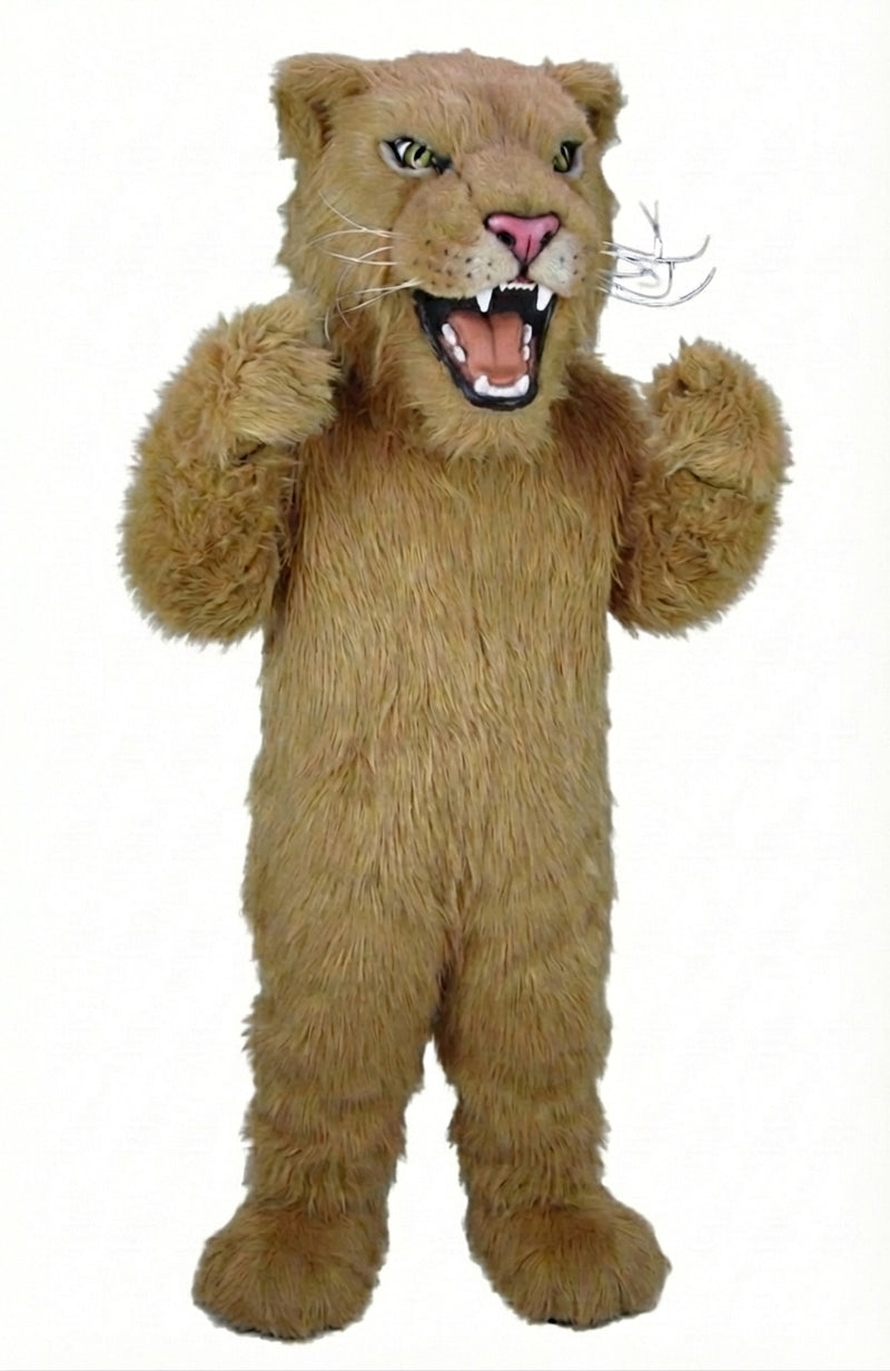 Lioness Mascot - Long fur / Tan mascot costume