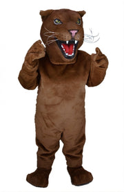 Lioness Mascot - Short fur / Chocolate Brown mascot costume