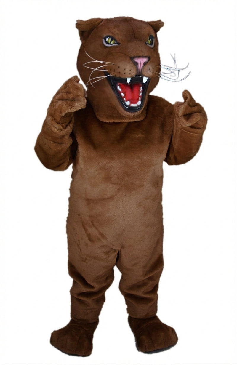 Lioness Mascot - Short fur / Chocolate Brown mascot costume