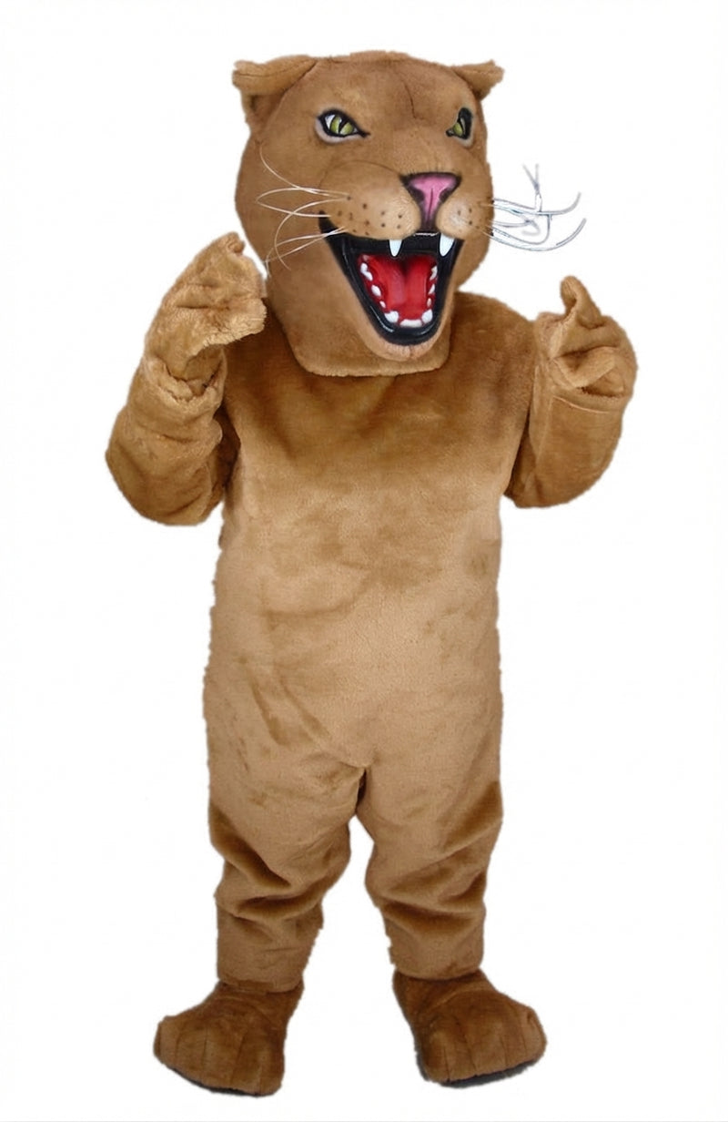 Lioness Mascot - Short fur / Light Brown mascot costume