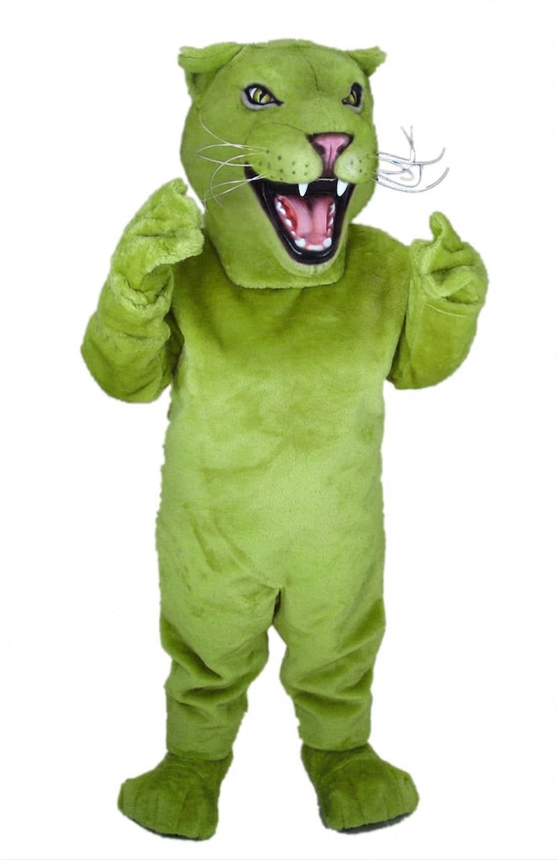 Lioness Mascot - Short fur / Lime mascot costume