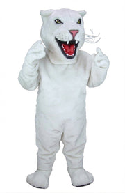 Lioness Mascot - Short fur / White mascot costume