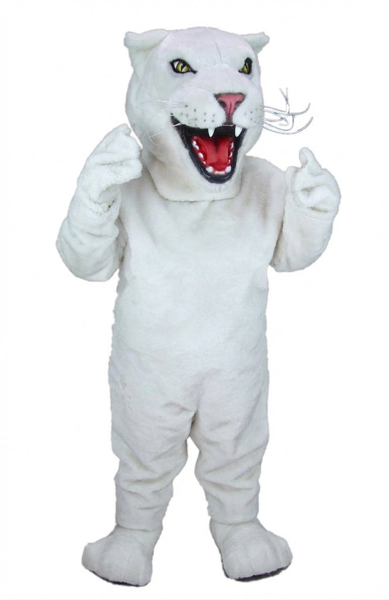 Lioness Mascot - Short fur / White mascot costume