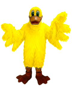 Lucky Duck Mascot - Long fur / Yellow mascot costume