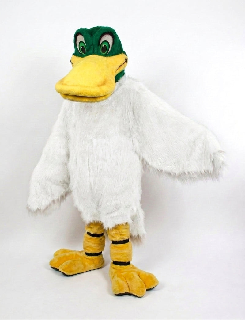 Mallard Mascot - long fur White