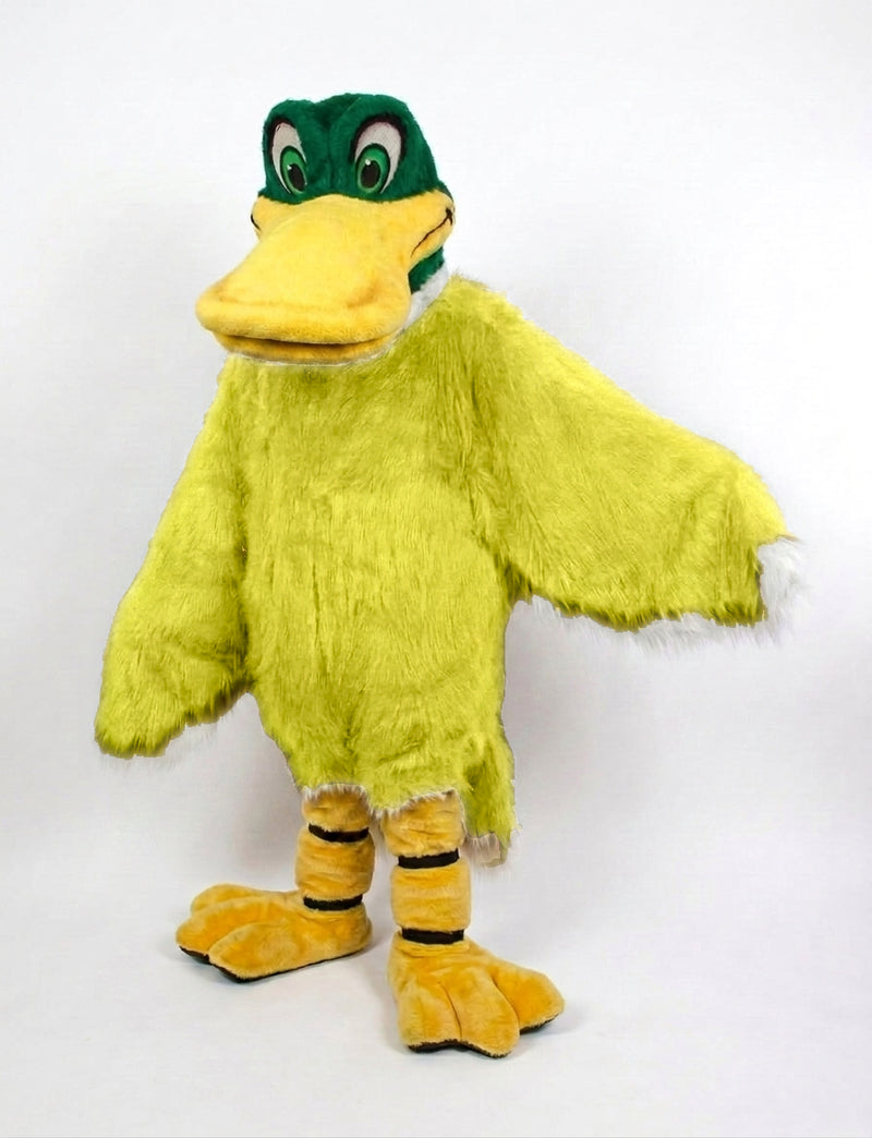 Mallard Mascot - long fur Yellow