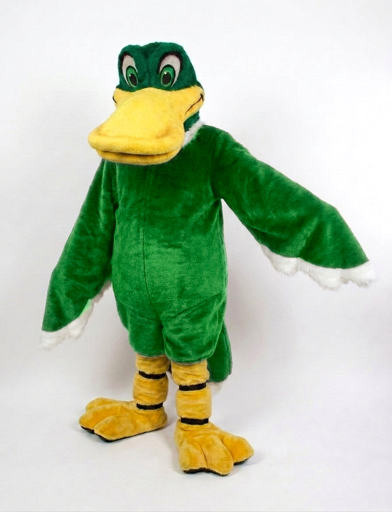 Mallard Mascot - short fur Green