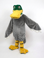 Mallard Mascot - short fur Grey