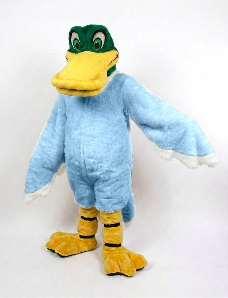 Mallard Mascot - short fur Light Blue