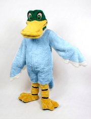 Mallard Mascot - short fur Light Blue