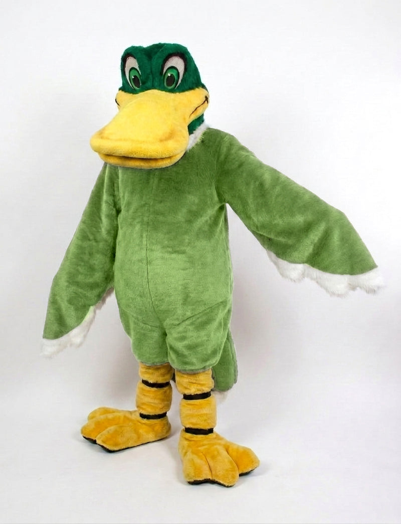 Mallard Mascot - short fur Lime