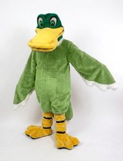 Mallard Mascot - short fur Lime