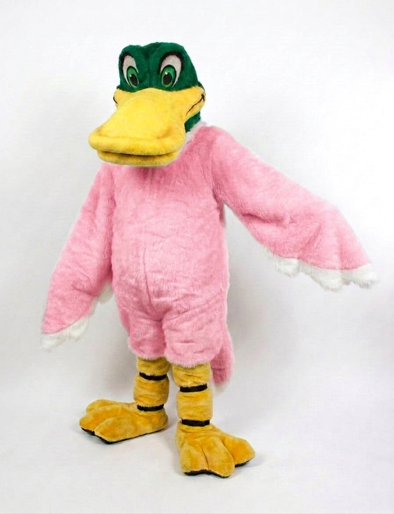 Mallard Mascot - short fur Pink