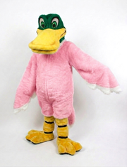 Mallard Mascot - short fur Pink