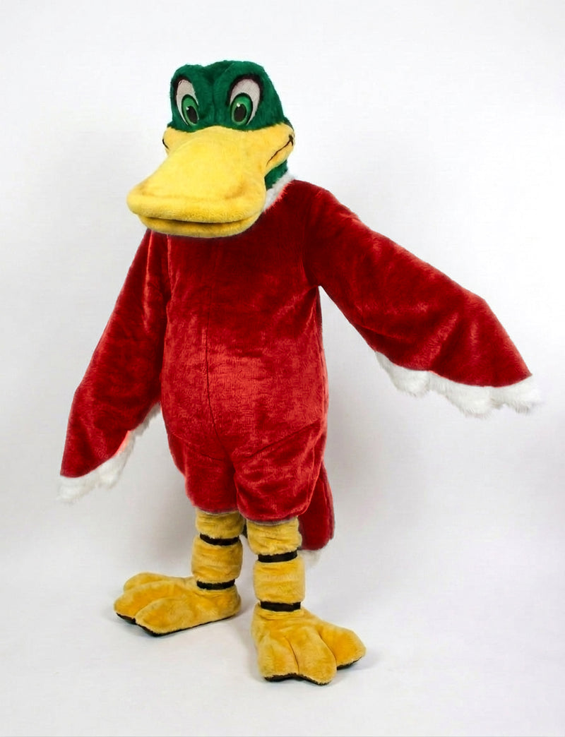 Mallard Mascot - short fur Red