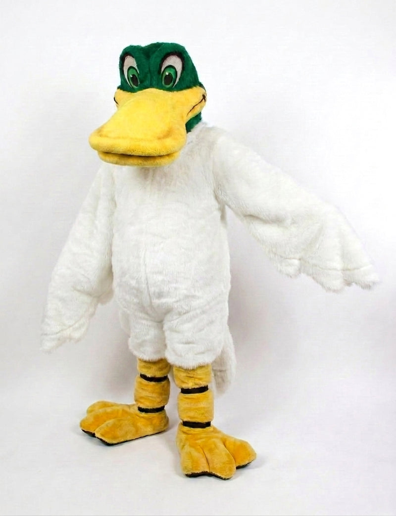 Mallard Mascot - short fur White