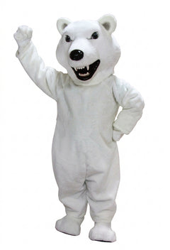 Mean Polar Bear Mascot Costume - professional mascot costume from The Mascot Store