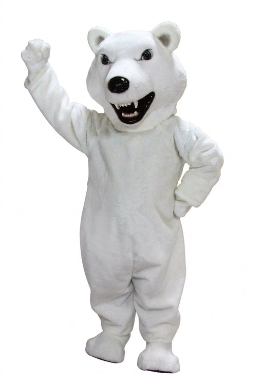 Mean Polar Bear Mascot Costume - professional mascot costume from The Mascot Store