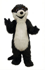 Meerkat Mascot Costume - Long fur / Black mascot costume