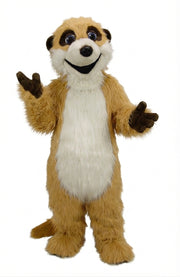 Meerkat Mascot Costume - Long fur / Tan mascot costume