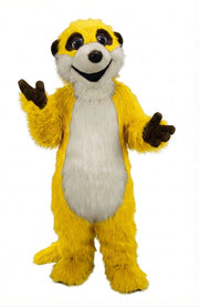 Meerkat Mascot Costume - Long fur / Yellow mascot costume
