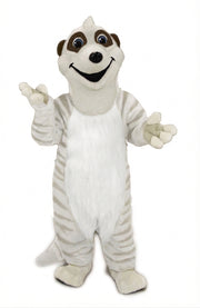 Meerkat Mascot Costume - Short fur / Albino Tiger mascot costume